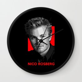 Formula One - Nico Rosberg Wall Clock