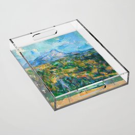 Paul Cézanne Mont Sainte -Victoire Acrylic Tray