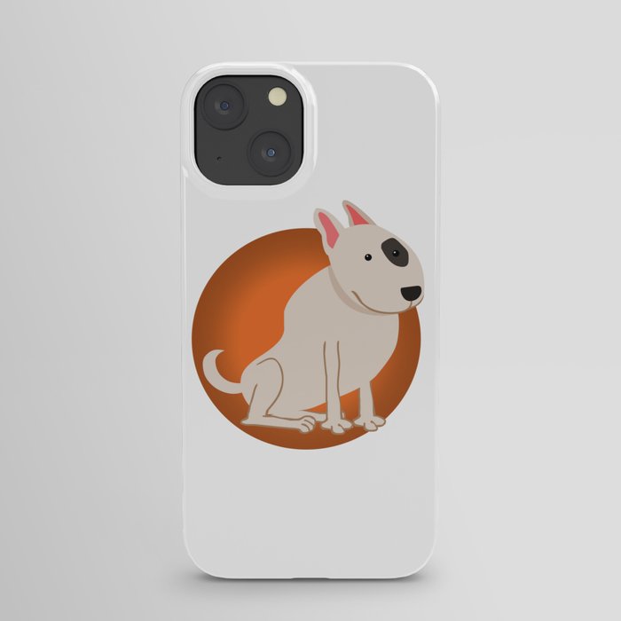 Bull Terrier Illustration iPhone Case