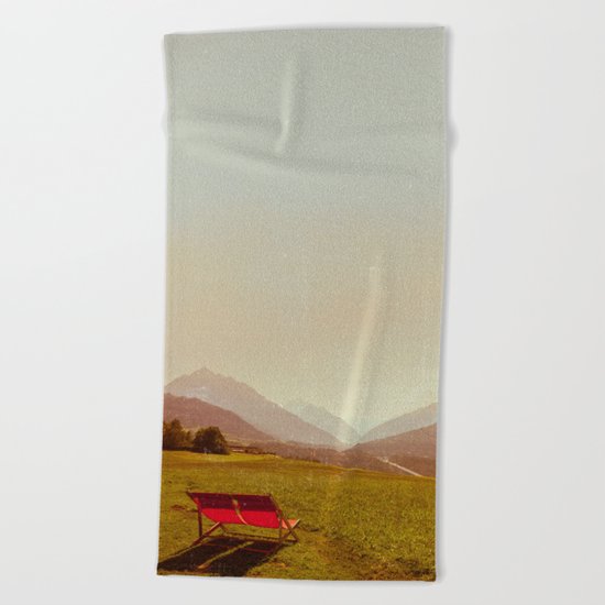 Vintage Holiday Beach Towel