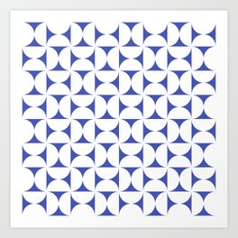 Patterned Geometric Shapes LI Art Print