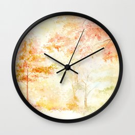 Memories of Autumn Wall Clock