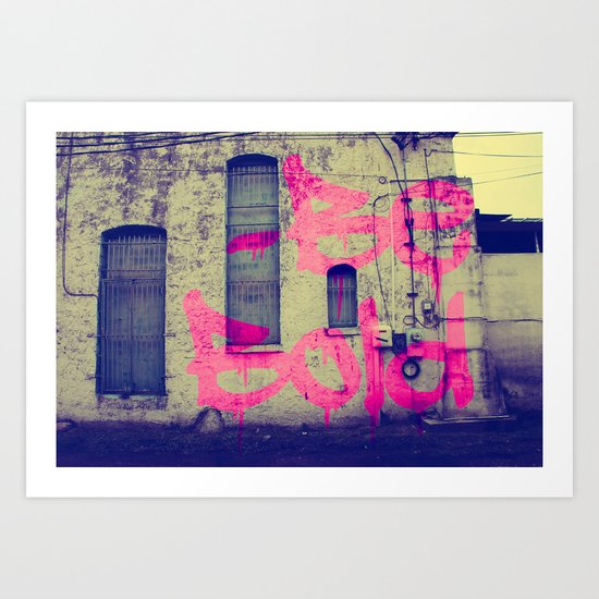 BE BOLD Art Print