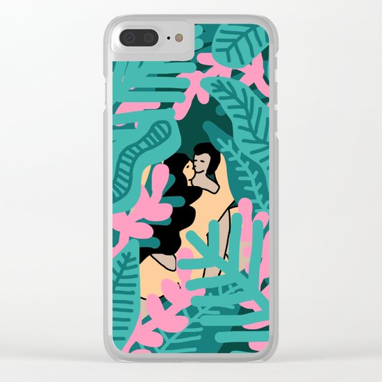 Mamacitas Club 3 Clear iPhone Case