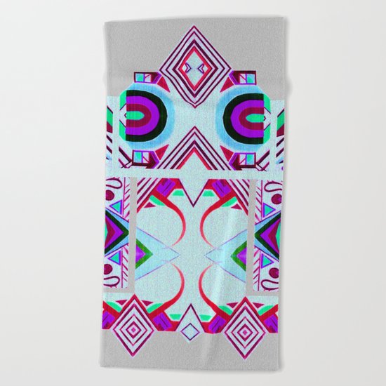 Mandalic Altar II Beach Towel