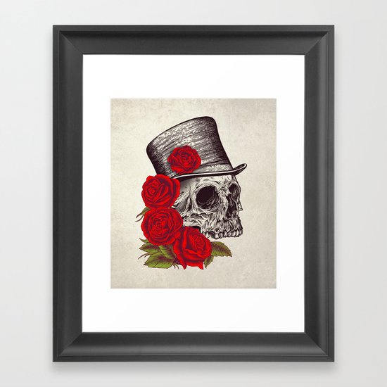 Dead Gentleman Framed Art Print