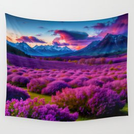 Lilac Paradise Wall Tapestry