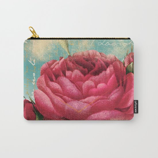 Vintage Flowers #16 Carry-All Pouch