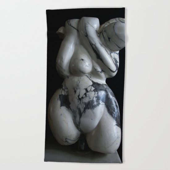 Stalk Gathering by Shimon Drory Beach Towel