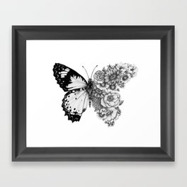 Butterfly in Bloom Framed Art Print