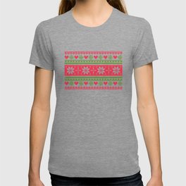 Merry Christmas pattern 3 T Shirt