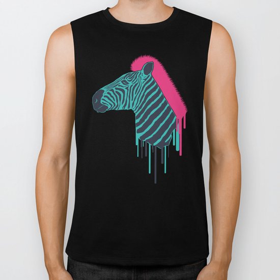 Zebra's Not Dead II Biker Tank