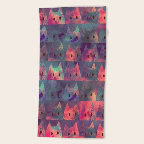 cats-128 Beach Towel