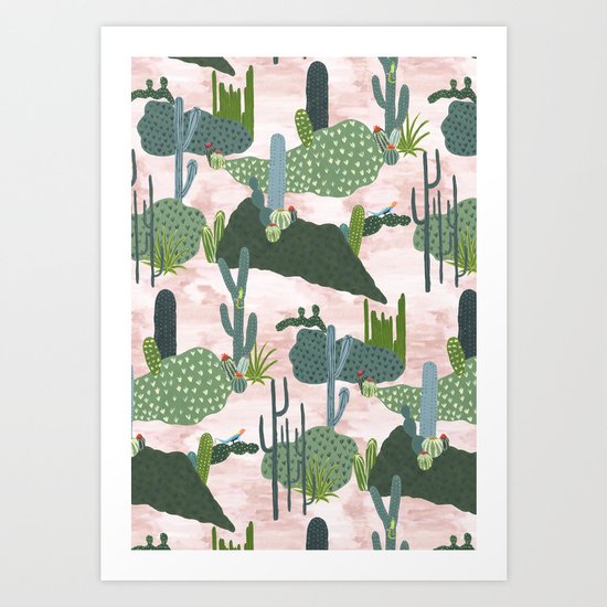 Cacti II Art Print