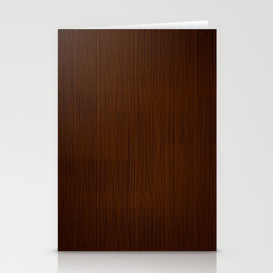 Retro Wood by Friztin Stationery Cards