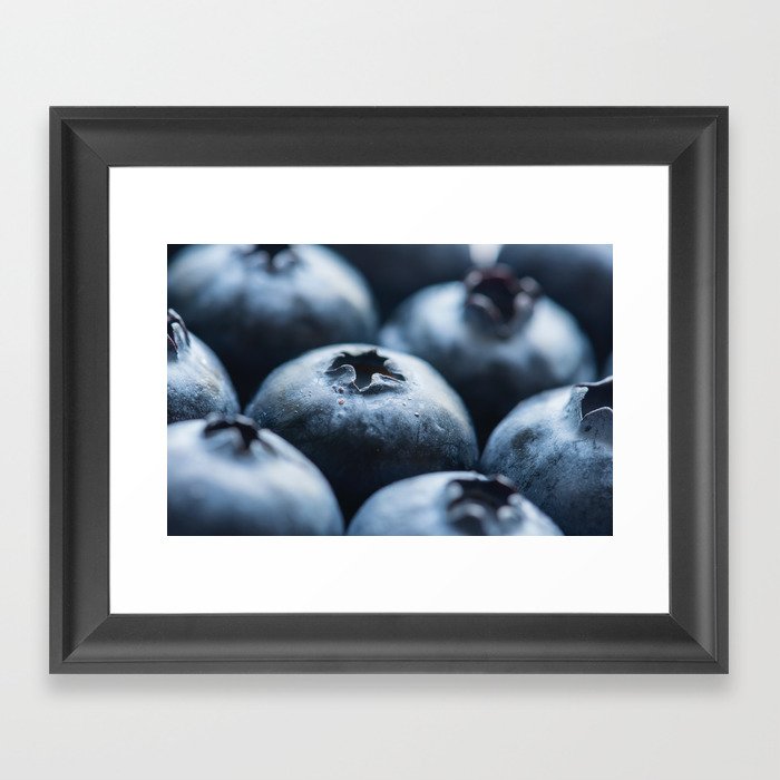 Blackberry Fruit Photo Framed Art Print