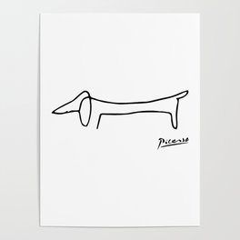 Pablo Picasso Dog (Lump) Poster
