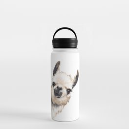 Sneaky Llama White Water Bottle