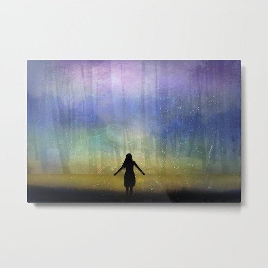 See Beyond Metal Print