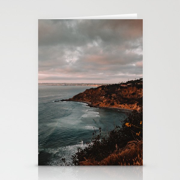 California Coastline Sunset Ii Stationery Cards By Jasde