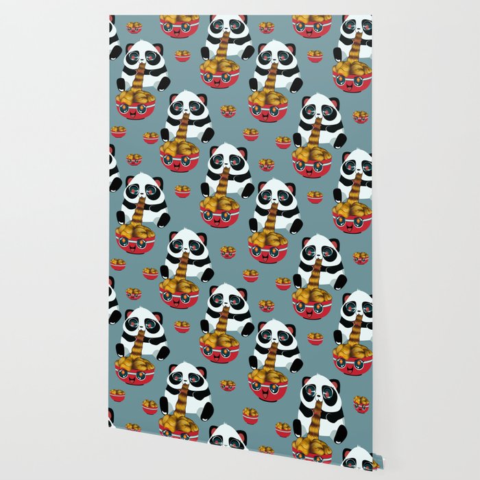 Cute Fast Food Panda Wallpaper By Friedlosundstreitsuechtig Society6