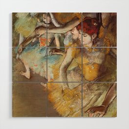 Edgar Degas' Ballet Dancer Wood Wall Art
