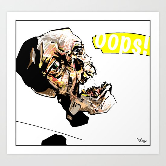Oops! Art Print