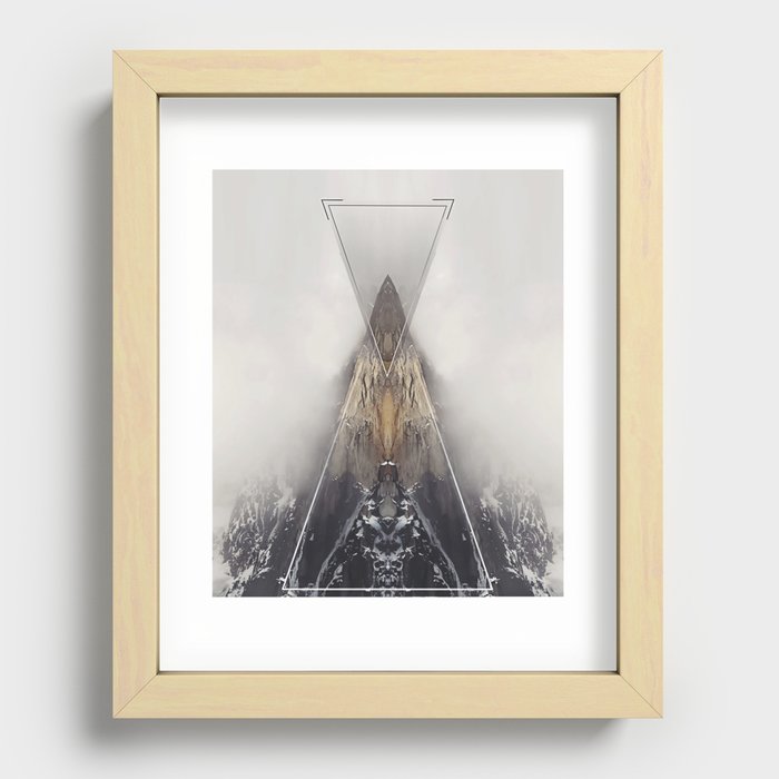 Common Elements Recessed Framed Print