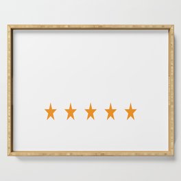 Dad 5 Out Of 5 Stars Serving Tray