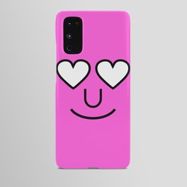type face: love pink Android Case