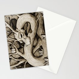 Tree Dragon Stationery Cards