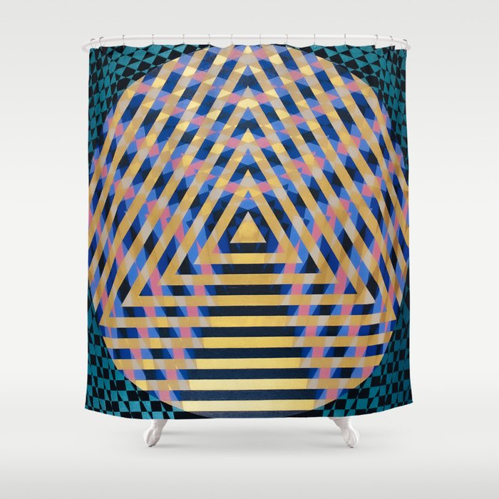 Temple of Nine Shower Curtain