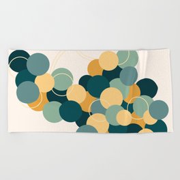 Abstract Grapes VIII Beach Towel