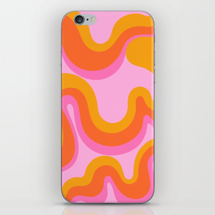 Groovy Swirl - Sunset iPhone Skin