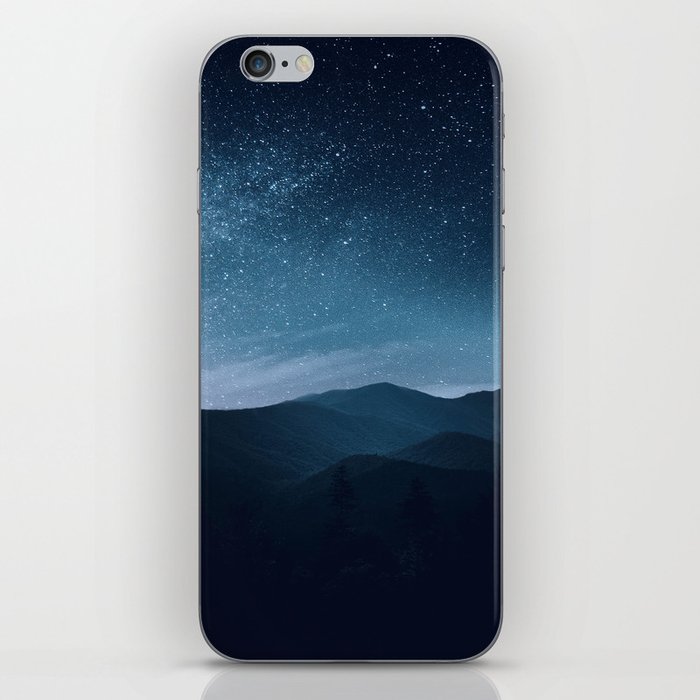 Starlit Mountains iPhone Skin