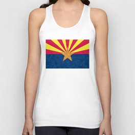 Arizona State Flag Banner Symbol Southwest United States Emblem Unisex Tank Top
