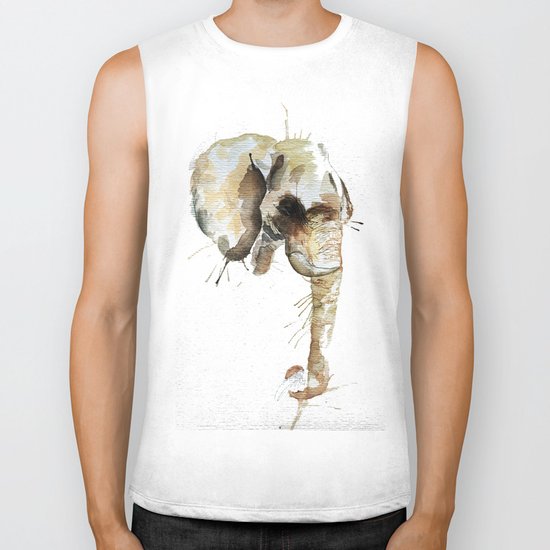 Elephant Head Biker Tank