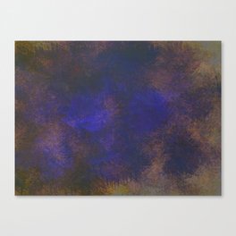 Grunge and Blue Canvas Print