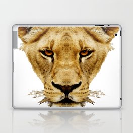 Lioness Lion Animal Art On The Side Laptop Skin