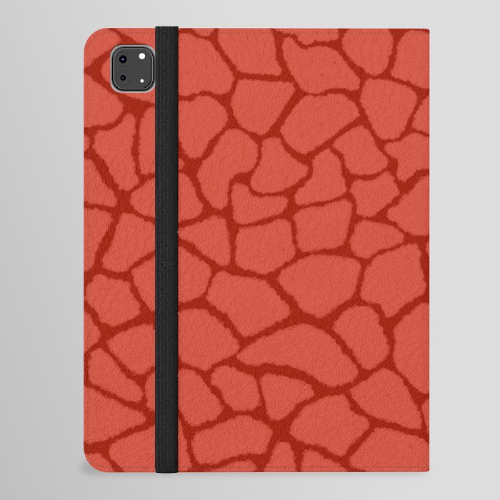 Mosaic Abstract Art Red iPad Folio Case