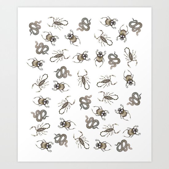 Desert Curses Art Print