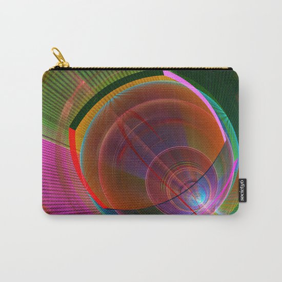 Colourful geometric abstract Carry-All Pouch