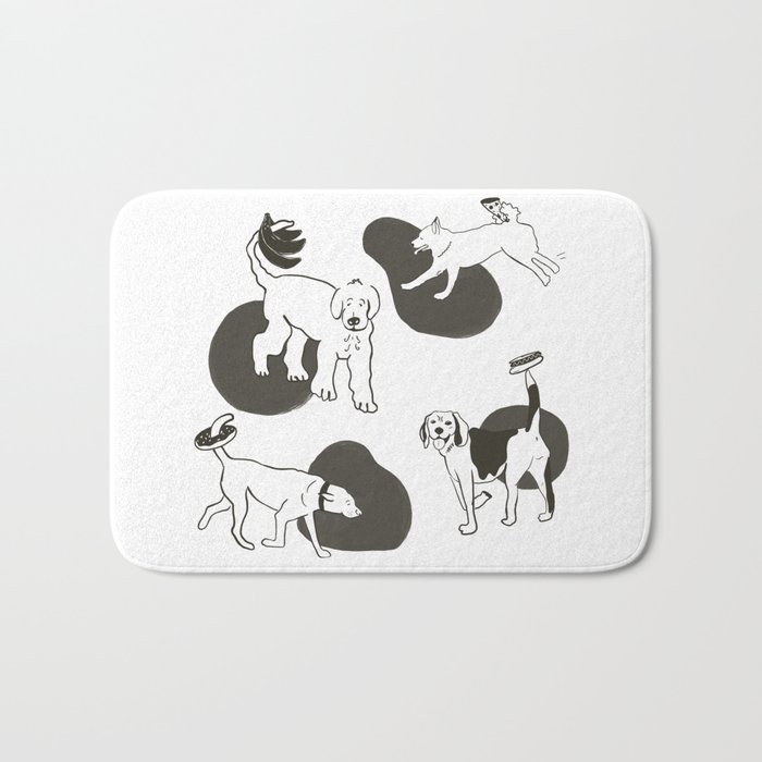 Not Every Dog Has a Bagel On It's Tail  Bath Mat
