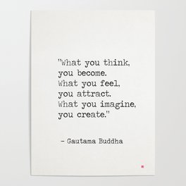 Buddha quote 5 Poster