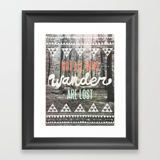 Wander Framed Art Print