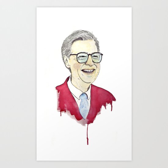 MR. Rogers Art Print