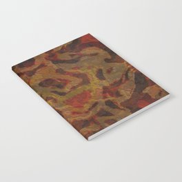 Red Brown Shapes Notebook