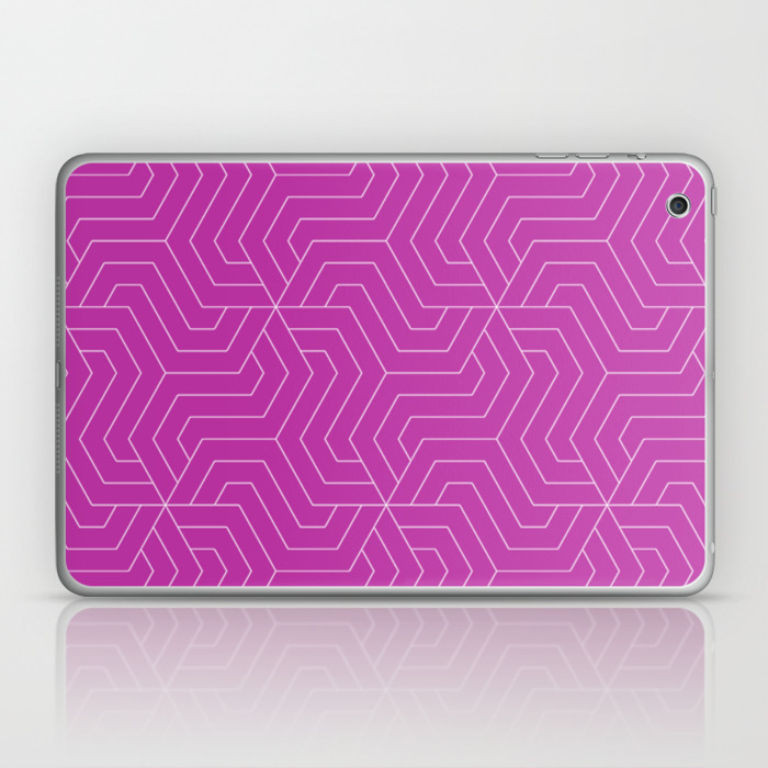 Byzantine Violet Modern Vector Seamless Pattern Laptop Ipad Skin By Makeitcolorful Society6