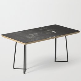 Aries - Zodiac Sign - Black and White Aesthetic Coffee Table