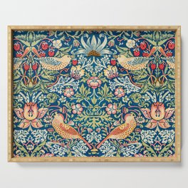 Strawberry Thief by William Morris Serving Tray